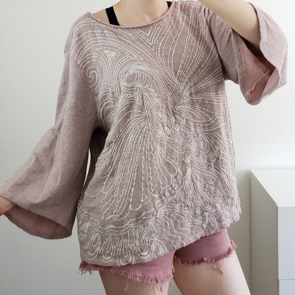 Anthropologie Tops - Anthropologie Akemi and Kin peacock sweater